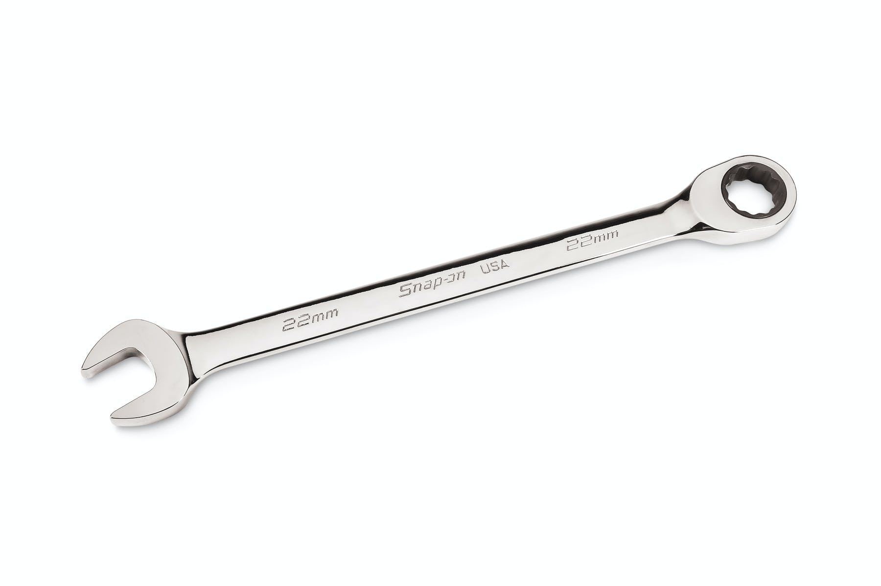 22 mm 12-Point Metric 0° Offset Ratcheting Combination Wrench | OXRM22 22 mm 12-Point Metric 0° Offset Ratcheting Combination Wrench | OXRM22